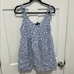 Forever 21 Blue Floral Mini Dress